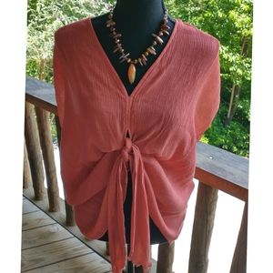 Umbgee Tie Front Top. ⭐ Pick 3 For $40.